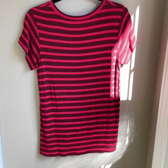 CAbi Red striped tshirt with flounce bottom - Picture 5 of 5